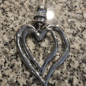 Silver Heart Pendant Necklace